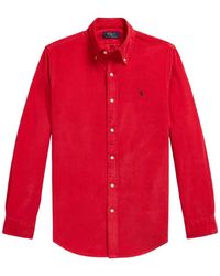 Polo Ralph Lauren - Chemise Custom Fit En Velours Côtelé - Lyst