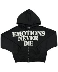 Mixed Emotions - Hoodie Zippé À Ornements Strassés - Lyst