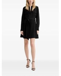 Silvian Heach - Pobe V-Neck Buttoned Midi Dress - Lyst