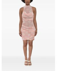 Off-White c/o Virgil Abloh - Maiolica Draped Mini Dress - Lyst