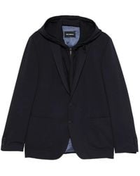 KARL LAGERFELD - Talk Hooded Blazer - Lyst