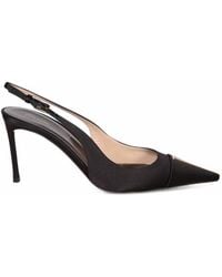 Tom Ford - Satin And Crystal Thea Slingback Pumps - Lyst