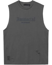 FIVE CM - Distressed Tank Top - Lyst