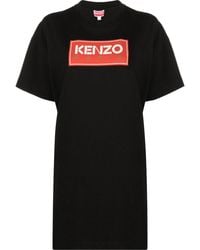 KENZO - ロゴ Tシャツワンピース - Lyst