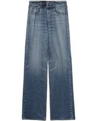Rag & Bone - Logan Mid-Rise Wide-Leg Jeans - Lyst