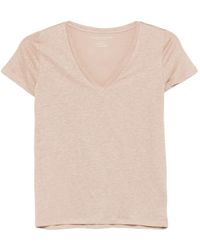 Majestic Filatures - T-Shirt mit V-Ausschnitt - Lyst