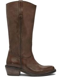 Moma - Leather Cowboy Boots - Lyst
