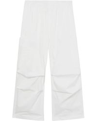 Sunnei - Coulisse Cotton Cargo Trousers - Lyst
