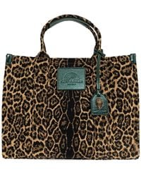 Kurt Geiger - Southbank Leopard-Print Tote Bag - Lyst