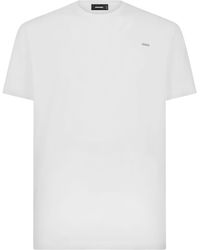 DSquared² - Logo-plaque Crew-neck T-shirt - Lyst
