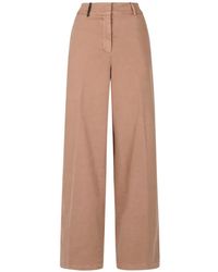 Peserico - Wide-Leg Tailored Trousers - Lyst