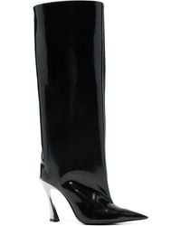 Mugler - 95 Mm Fang Laarzen - Lyst