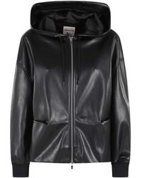 Semicouture - Kapuzenjacke mit Reißverschluss - Lyst