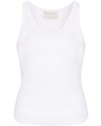 Forte Forte - T-Shirt With Crossed Straps - Lyst