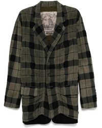 Ziggy Chen - Check Pattern Blazer - Lyst