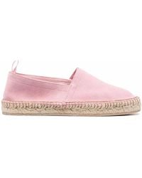 SCAROSSO - Lola Suede Espadrilles - Lyst
