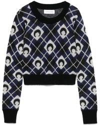 Marine Serre - Maglione Moon A Rombi - Lyst