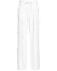 Max Mara - Drawstring Wide-Leg Track Pants - Lyst