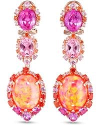Anabela Chan - 18K Vermeil Ocean Opal And Sapphire Drop Earrings - Lyst