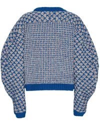 Henrik Vibskov - Geometric-Pattern Sweater - Lyst