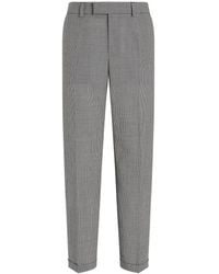 Dolce & Gabbana - Broek Met Pied-De-Poule Print - Lyst