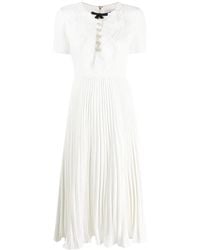 Self-Portrait - Lace Midi Dress - Lyst