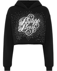 Philipp Plein - Hoodie Sweatshirt Strass - Lyst
