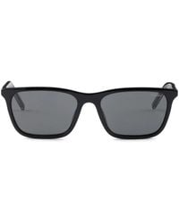 Prada - Lunettes De Soleil À Plaque Métallique Emblématique - Lyst