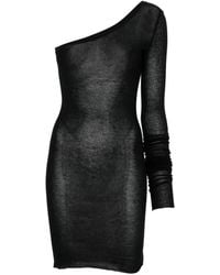 Rick Owens - Ziggy One-Shoulder Mini Dress - Lyst