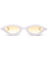 Paloceras - Lunettes De Soleil À Monture Ronde - Lyst