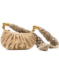 Balmain - Borsa A Tracolla Ebene Mini - Lyst