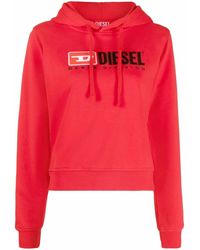 DIESEL - 'F-Reggy-Hood-Div' Hoodie - Lyst