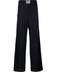 Lanvin - Flared High-waisted Trousers - Lyst