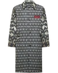 Pierre Louis Mascia - Ikat-Pattern Buttoned Coat - Lyst
