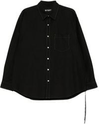 Mastermind Japan - Embroidered-Logo Cotton Shirt - Lyst