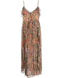 Twinset - Kleid Mit Leoparden-Print - Lyst