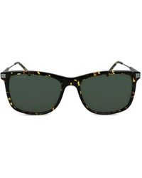 Lacoste - Tortoiseshell Square-Frame Sunglasses - Lyst