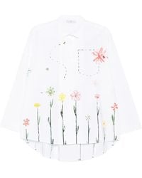 Whyci - Floral-Print Shirt - Lyst