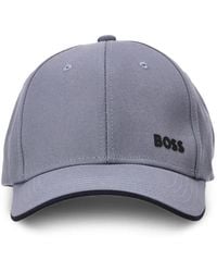 BOSS - Logo Letteing-Patch Baseball Cap - Lyst