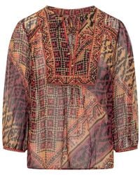 Ba&sh - Odetta Printed Blouse - Lyst