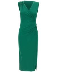 Kaos - Draped Wrap-Style Dress - Lyst