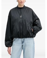 Guess - Zip-Up Bomber Jacket - Lyst