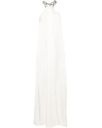 Stella McCartney - Kleid Mit Zierkette - Lyst