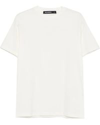 KARL LAGERFELD - Logo-Embroidered Crew-Neck T-Shirt - Lyst