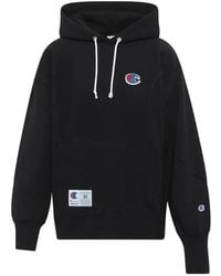 Undercover - X Champion Logo-Patch Hoodie - Lyst