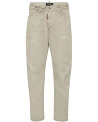 DSquared² - Distress-Effect Trousers - Lyst