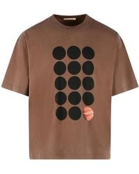 Marni - Cotton T-Shirt With Planet Print - Lyst