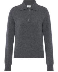 Maison Margiela - Buttoned Collar Waistcoat - Lyst
