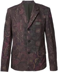 Yohji Yamamoto - Floral Print Blazer - Lyst