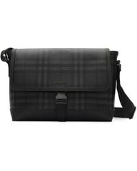 Burberry - City Check Messenger Bag - Lyst